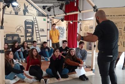 Vilanova i la Geltrú acull l’exposició interactiva “Transitar. Orientar-se en un món canviant”. Ajuntament de Vilanova